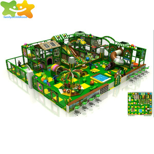 Équipement <span class=keywords><strong>de</strong></span> terrain <span class=keywords><strong>de</strong></span> jeu intérieur d'<span class=keywords><strong>occasion</strong></span> pour parc d'attractions Jungle Playground à vendre - Product Image 2