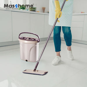 Masthome Commercio All'ingrosso magia 360 automatico dettaglio la pulizia della casa mop spremere <span class=keywords><strong>sir</strong></span> pulizia pavimento Piatto mop In Microfibra per la casa - Product Image 5