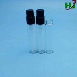 1.5ml-4ml perfume sample vials with 10mm snap sprayer