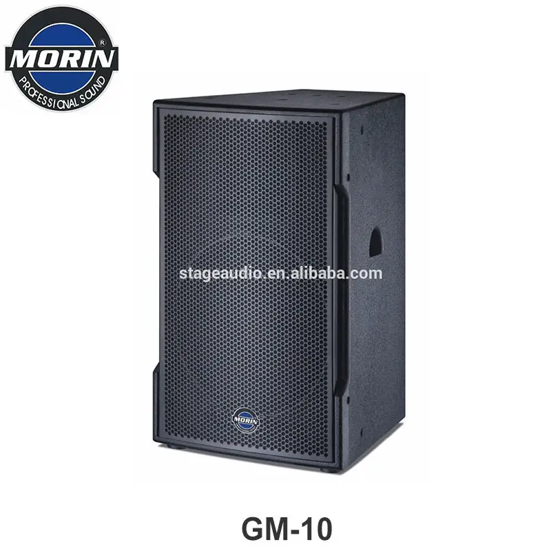 Diseño de Moda sistema de sonido de música de 2 vías caja de altavoz de 10 pulgadas para escenario, Club, sala de reuniones Morin GM-10