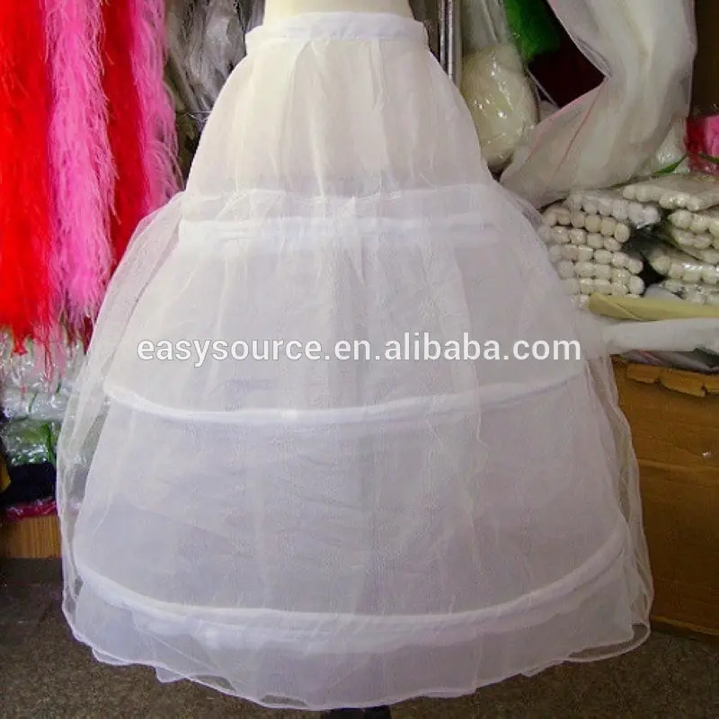 El mejor precio de alta calidad de la boda underskirt decente de novia vestido de traje 3 aros enaguas/fondos hinchada