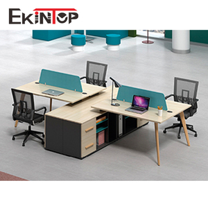 De Madera centro de la estación de trabajo móvil computadora de partición de oficina de la estación de trabajo de escritorio para cubículos fabricante de muebles de oficina - Product Image 2
