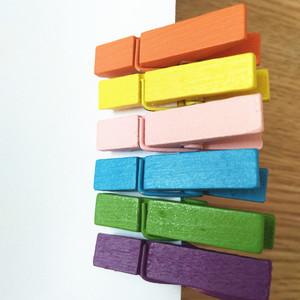 Offre Spéciale pinces en bois multi-tailles épingles à linge <span class=keywords><strong>color</strong></span>ées