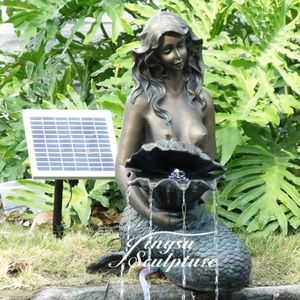 Statua di Sirena Nuda a Grandezza Naturale per Decorazione Religiosa - Product Image 3