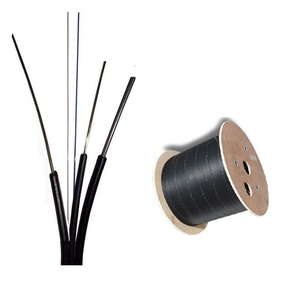 1 2 4 Core PVC Flat Cable de fibra óptica FTTH Outdoor con descarga de <span class=keywords><strong>Messenger</strong></span> - Product Image 1