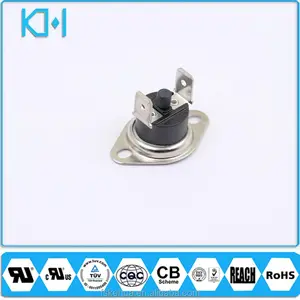 Thermal Switch KH Auto Reset Manual Reset Round Shape Thermal Switch Thermostat Thermal Protector Bimetal Thermostats Cutoff Switch UL TUL