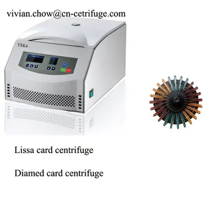 Centrifugeuse ou carte en gel, outil de test du sang centrifuge, carte diamantée