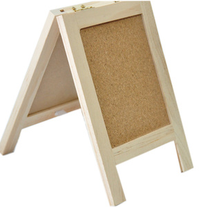 Bloc de notes en bois blanc, mini panneau, à la mode - Product Image 3