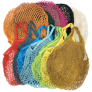 <span class=keywords><strong>Amazon</strong></span> hotting 100% algodón malla net bolsa para <span class=keywords><strong>compras</strong></span> - Product Image 6