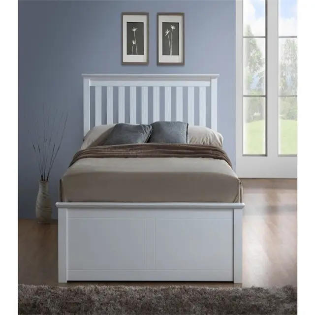 Sino Source Großhandels preis des Herstellers Melamine Board ANEL Moderne weiße Schlafzimmer möbel Holzbett