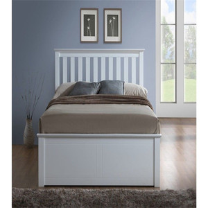 Sino Source Manufacturer's Wholesale Price Melamine Board ANEL Modern <strong>White</strong> Bedroom Furniture <strong>Wooden</strong> <strong>Bed</strong> - Product Image 1