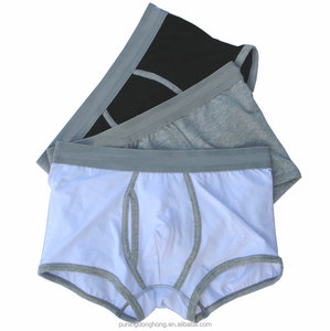 Calzoncillos <span class=keywords><strong>Boxer</strong></span> para <span class=keywords><strong>Hombre</strong></span> con Abertura Frontal, Ropa Interior de Talla Grande - Product Image 1