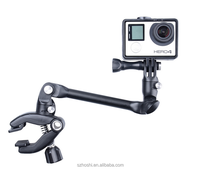 The Jam Adjustable Music Mount Guitar Bass Violin Mic Stand untuk Kamera GoPro Hero HERO4 Session /4 /3+ /3 /2 /1/xiaomi/