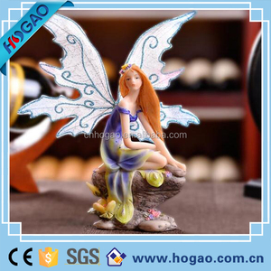 Délicat Violet Peint Résine Fée Figurines Gros Pour Jardins Don Et La <span class=keywords><strong>Création</strong></span> - Product Image 6