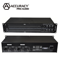 Ecualizador Gráfico Estéreo Profesional Accuracy Pro Audio EQ-231 de Doble Banda de 31