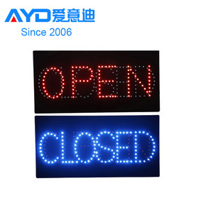 Cajas de luz LED acrílicas <span class=keywords><strong>para</strong></span> publicidad, señal móvil abierta <span class=keywords><strong>para</strong></span> tienda de negocios, proveedor de fábrica - Product Image 2