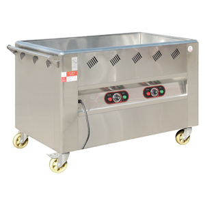Elektrische Roestvrijstalen Dim-Sum Warmer Trolley Hotel & Restaurant Cateringapparatuur Te Koop - Product Image 1