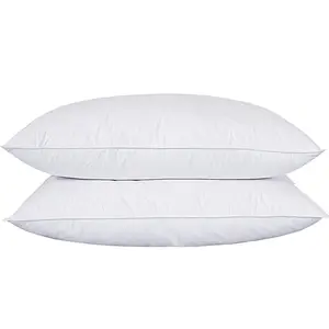 High quality siliconized polyester fiber soft bed pillow