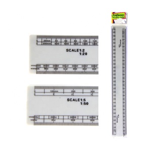 <span class=keywords><strong>RÈGLE</strong></span> D'ÉCHELLE EN PLASTIQUE 30CM Triangulaire pour Ingénieur - Product Image 2