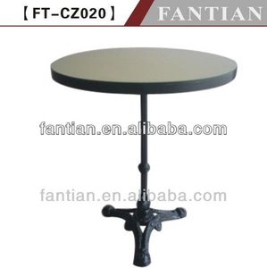 <span class=keywords><strong>las</strong></span> piernas de hierro con tapa de madera mesa de <span class=keywords><strong>bar</strong></span> - Product Image 1