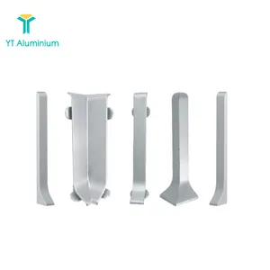 Accessoires de revêtement de sol en aluminium, embouts de plinthes - Product Image 1