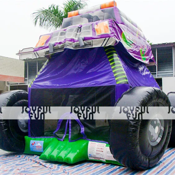 Cartoon car inflatable bouncer inflatable toys for amusement park