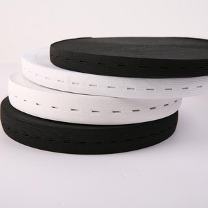 Sangle élastique tricotée à oeillet réglable en polyester pour vêtement, bande élastique boutonnière bon marché pour vêtements de maternité - Product Image 6