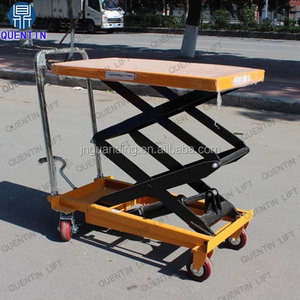 Anual-carretilla elevadora de tijera hidráulica, portátil - Product Image 4
