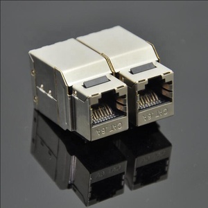 <span class=keywords><strong>Coupleur</strong></span> Keystone <span class=keywords><strong>RJ45</strong></span> Cat6A blindé en ligne pour réseaux, câbles de brassage, câbles <span class=keywords><strong>Ethernet</strong></span>/cordons - Product Image 3