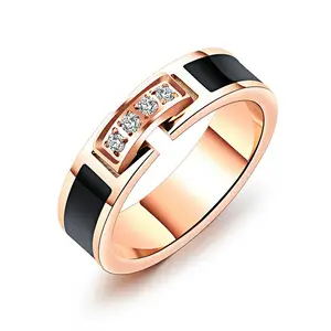 Marlary 时尚最新玫瑰金镀金首饰戒指制造商 2 克金戒指设计为妇女