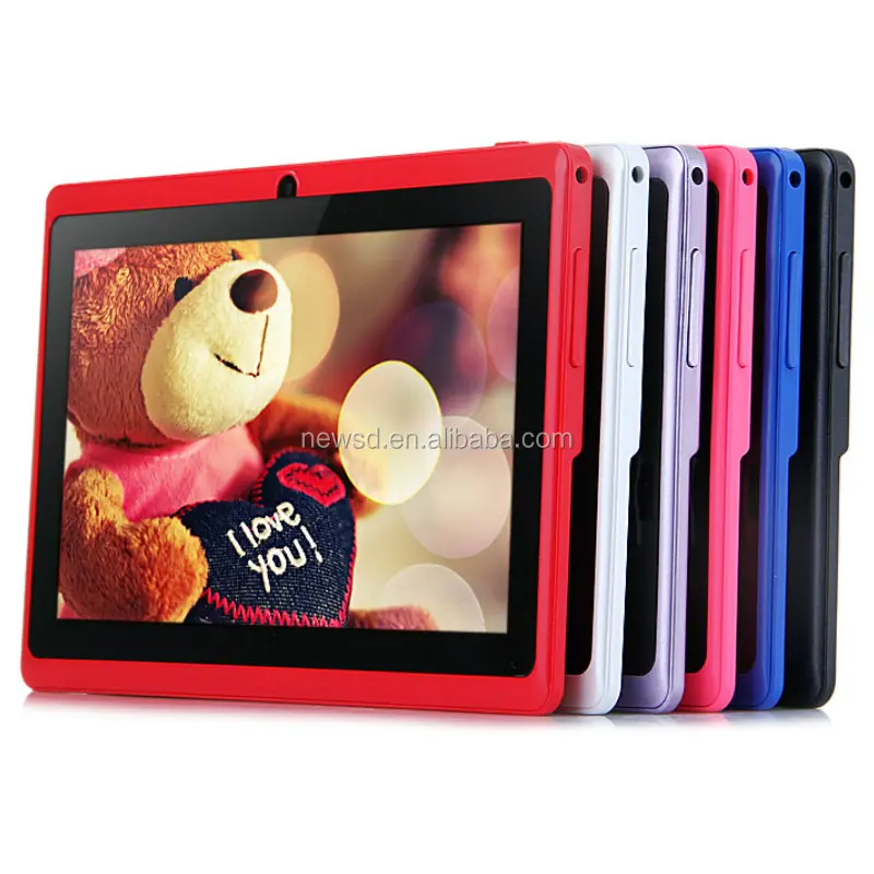 En ucuz tablet pc 7 inç çift çekirdekli android 4.4 süper akıllı tablet pc Q88 pro Allwinner A23 A33