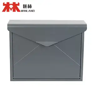 New Letter box Malaysia market Metal Mailbox stainless steel mailbox with window