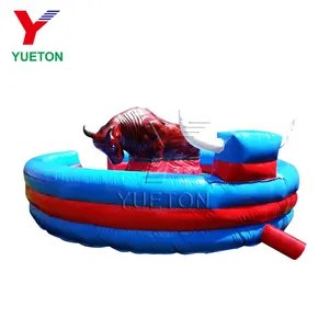 Zhengzhou Yueton Thrill Rides Stierenvechten Games Opblaasbare Mechanische Stier