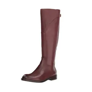 <span class=keywords><strong>Botas</strong></span> de Cuero <span class=keywords><strong>Italianas</strong></span> Hechas a Mano para Otoño/Invierno, Punta Redonda, para <span class=keywords><strong>Mujer</strong></span>, por Encima de la Rodilla, Tacón Grueso - Product Image 1