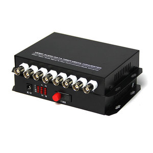 Convertidor <span class=keywords><strong>de</strong></span> Video Digital <span class=keywords><strong>de</strong></span> Fibra Óptica a BNC CVI, 1 Par, 720P 960P, Puerto FC, 8 Canales, AHD HD CVI - Product Image 1