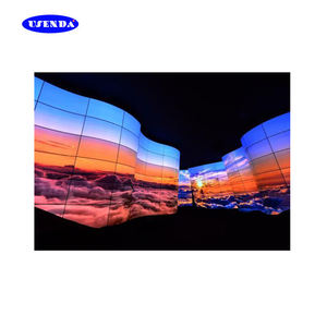 แผงผนังวิดีโอ <span class=keywords><strong>OLED</strong></span> 2x2ขนาด55นิ้วยืดหยุ่นได้สำหรับติดผนังวิดีโอ - Product Image 4