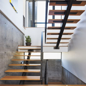 Design moderne bon <span class=keywords><strong>prix</strong></span> droite d'<span class=keywords><strong>escalier</strong></span> en <span class=keywords><strong>bois</strong></span> en acier - Product Image 1