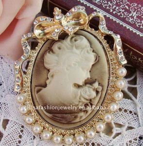 2011 mode <span class=keywords><strong>Broche</strong></span> <span class=keywords><strong>Camée</strong></span> HSXBH1662 - Product Image 1