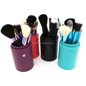 Alta calidad 12 unids maquillaje natural del pelo de la cabra de maquillaje cepillo con fasion embalaje - Product Image 6