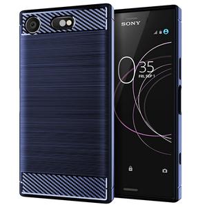 Coque arrière de téléphone portable en Fiber de carbone antichoc TPU souple pour <span class=keywords><strong>Sony</strong></span> Xperia XZ1 Compact Ce Shield Machines d'extrusion de crème glacée - Product Image 6