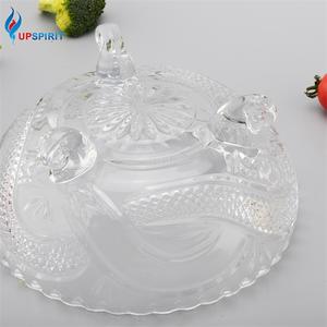 Commercio all'ingrosso di <span class=keywords><strong>Vetro</strong></span> Trasparente ciotola di Insalata di Frutta Ciotola di Caramelle con Stand - Product Image 4