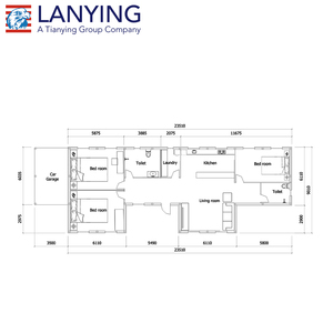 Viento, lluvia resistente estructura de acero Villa Casa fabricante <span class=keywords><strong>en</strong></span> China - Product Image 5
