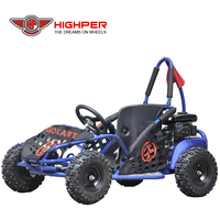 Go Kart de Pedales para Niños de 79.5cc, Todoterreno, con Freno de Disco, Transmisión por Cadena y Opciones de Motor a Gasolina/Eléctrico