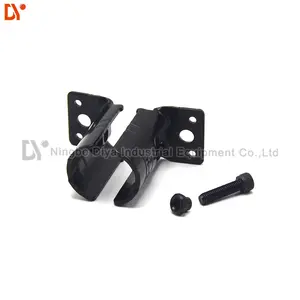 DY HJ-17 Black Electrophoresis Joint for lean pipe Rack System Metal Connector