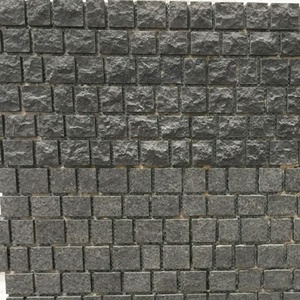 Dalles de pavage en <span class=keywords><strong>granit</strong></span> naturel de Chine G654 gris foncé gris clair <span class=keywords><strong>10x10</strong></span> pour parking de voitures, application extérieure moderne - Product Image 3