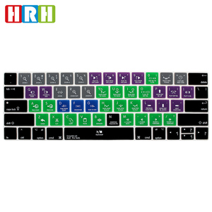 Logic Pro X,Pro Tools,Serato DJ,<span class=keywords><strong>VIM</strong></span> ,ableton live,Final Cut Pro X,Photoshop <span class=keywords><strong>Shortcuts</strong></span> Tastatur Haut für Adobe Tastatur für A1706 - Product Image 6