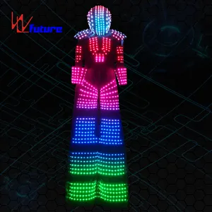 Tianchuang LED Stilts Walker Costume, led dance costume luminous, programmable led robot suit