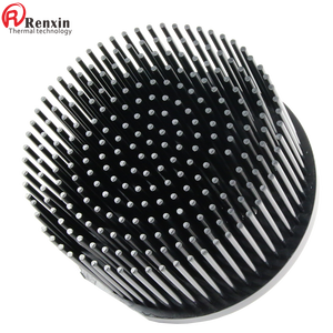 Dissipatore di Calore per Lampada LED da Coltivazione 140mm Nero Radiatore a Pinne in Alluminio Anodizzato Rotondo - Product Image 6