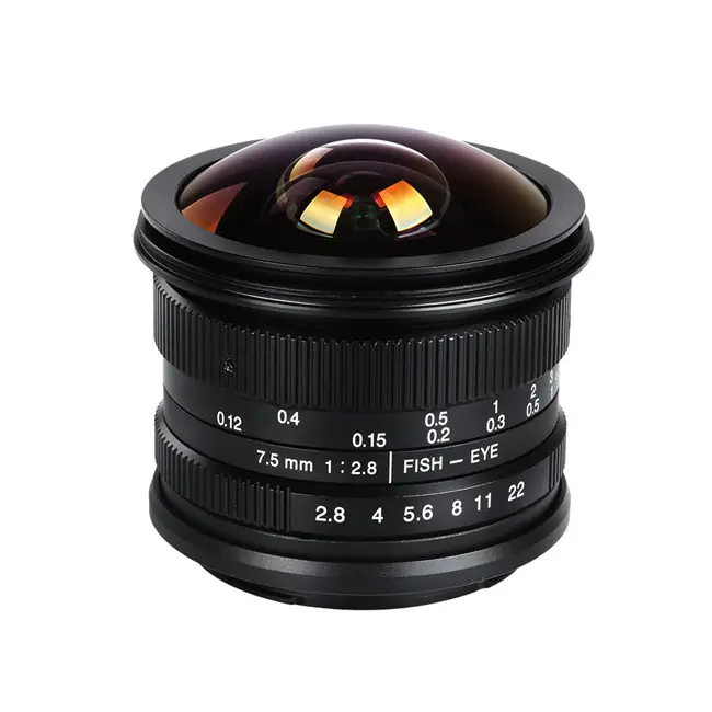 Viltrox 7.5ミリメートルF2.8 Wide Angle Camera Fisheye LensためMicro 4 3カメラE-M1 II E-M5 E-M5 II E-M10 E-M10 II