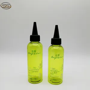 21New 품 PET 플라스틱 병 hair care oil green 병